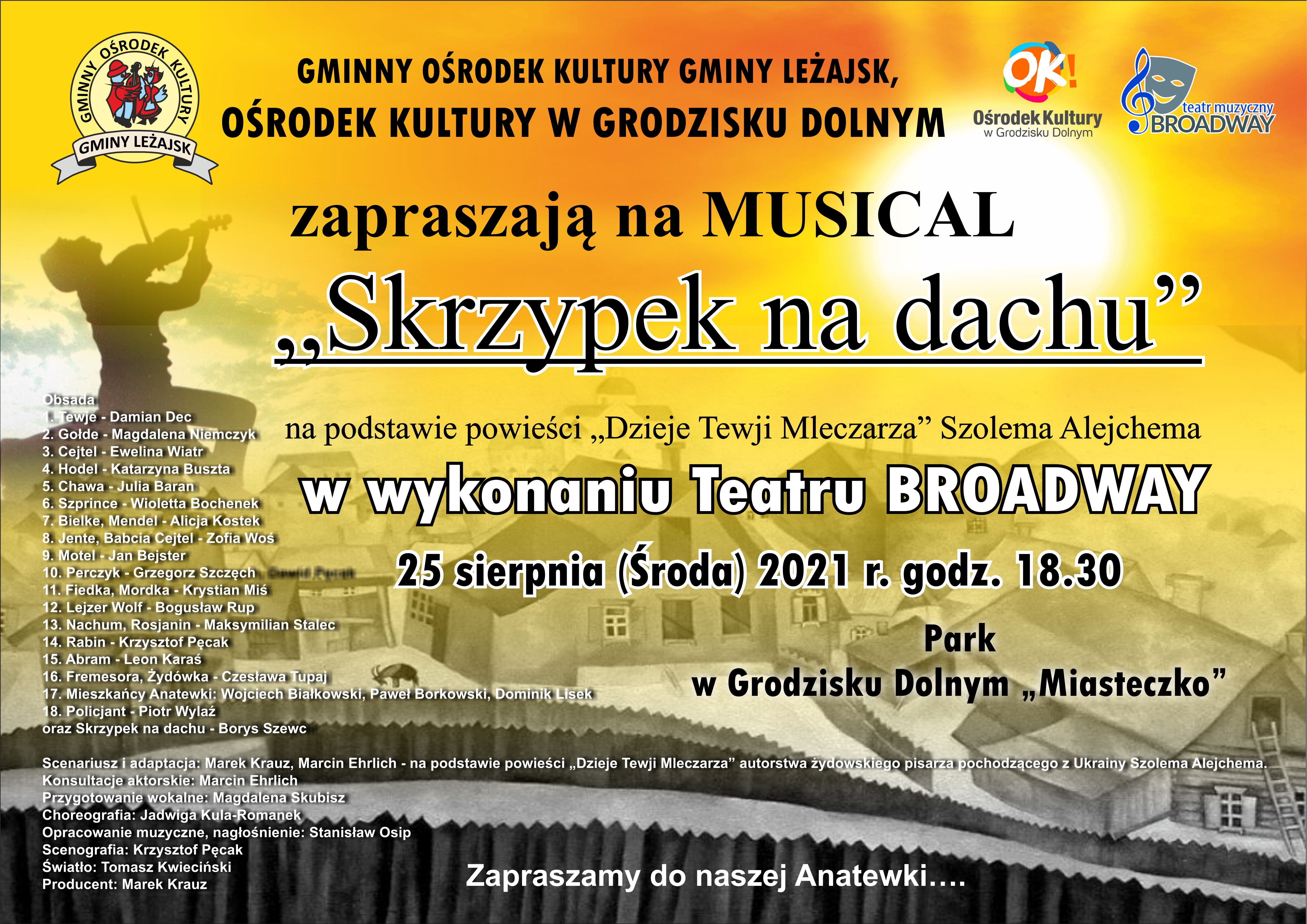 Zaproszenie na MUSICAL !!